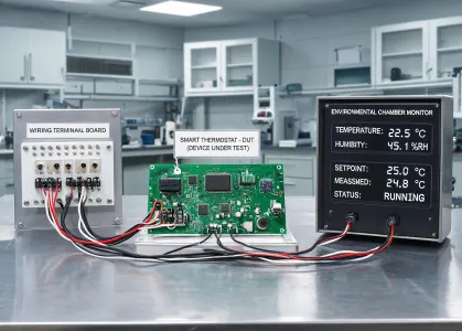 Smart thermostat validation bench
