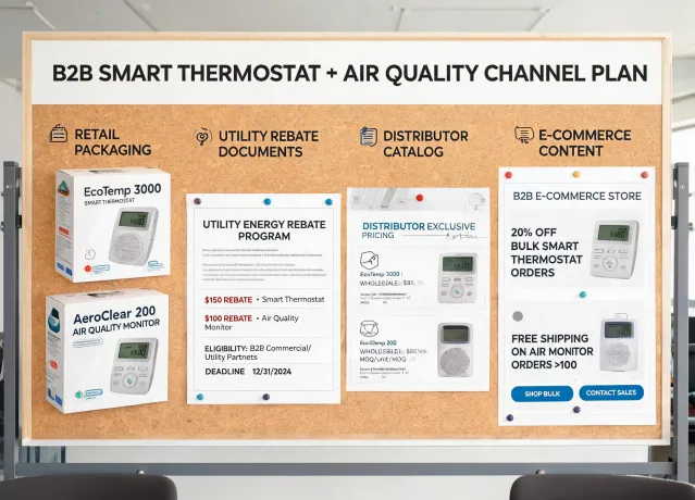 Smart climate appliance channel planning wall